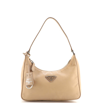 Prada Re-Edition 2005 Hobo Tessuto with Saffiano Leather Mini
