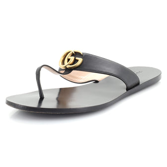 Gucci Women's GG Marmont Sandals Leather