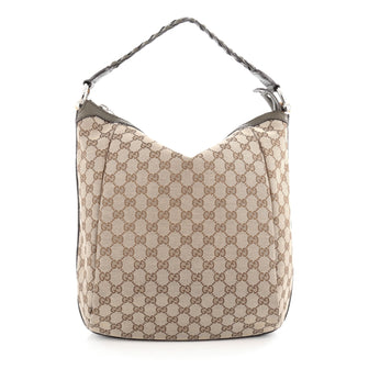 Gucci Bamboo Bar Hobo GG Canvas Medium Brown 2063201