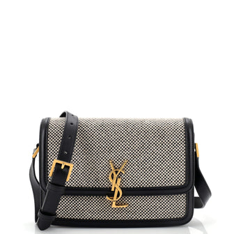 Saint Laurent Solferino Bag Canvas Medium