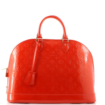 Louis Vuitton Alma Handbag Monogram Vernis GM
