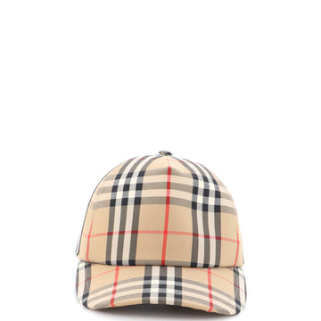 Burberry Baseball Cap Vintage Check Canvas