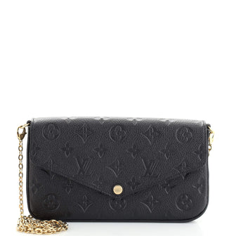 Louis Vuitton Felicie Pochette Monogram Empreinte Leather