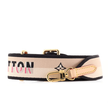 Louis Vuitton Logo Shoulder Strap Jacquard Wide
