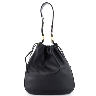 Tom Ford Drawstring Shoulder Bag Leather Medium