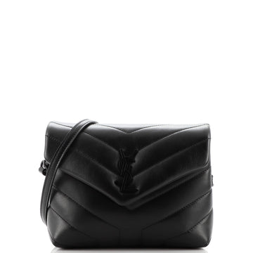 Saint Laurent LouLou Shoulder Bag Matelasse Chevron Leather Toy