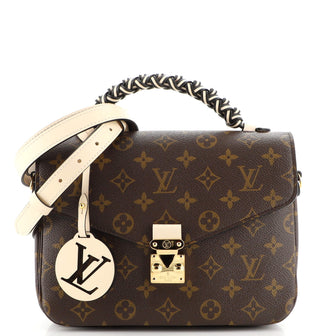Louis Vuitton Braided Handle Pochette Metis Monogram Canvas