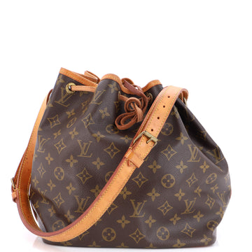 Louis Vuitton Petit Noe Handbag Monogram Canvas