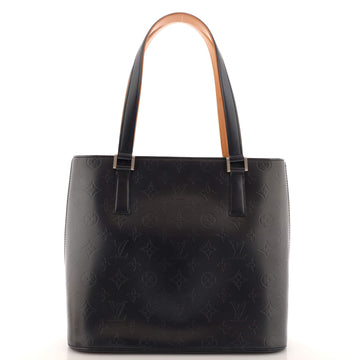 Louis Vuitton Mat Stockton Handbag Monogram Vernis