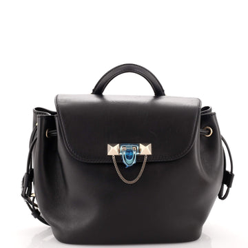 Valentino Garavani Demilune Drawstring Backpack Leather
