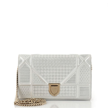 Christian Dior Diorama Wallet on Chain Cannage Embossed Calfskin