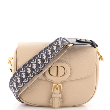 Christian Dior Bobby Flap Bag Leather Large