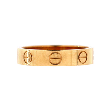 Cartier Love Wedding Band Ring 18K Yellow Gold