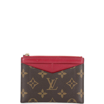 Louis Vuitton Zipped Card Holder Monogram Canvas