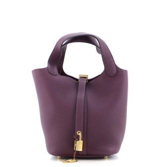 Hermes clemence picotin sale lock tpm bag