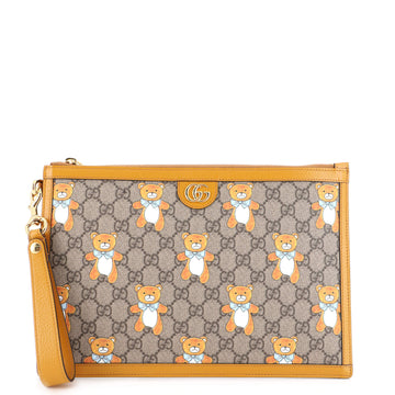 Gucci x EXO-KAI Wristlet Clutch Printed GG Coated Canvas