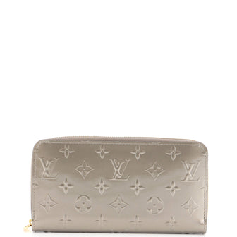 Louis Vuitton Zippy Wallet Limited Edition Metallic Monogram Vernis