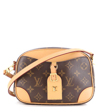 Louis Vuitton Deauville Handbag Monogram Canvas Mini
