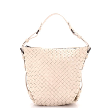 Bottega Veneta Side Belt Zip Hobo Intrecciato Nappa Small