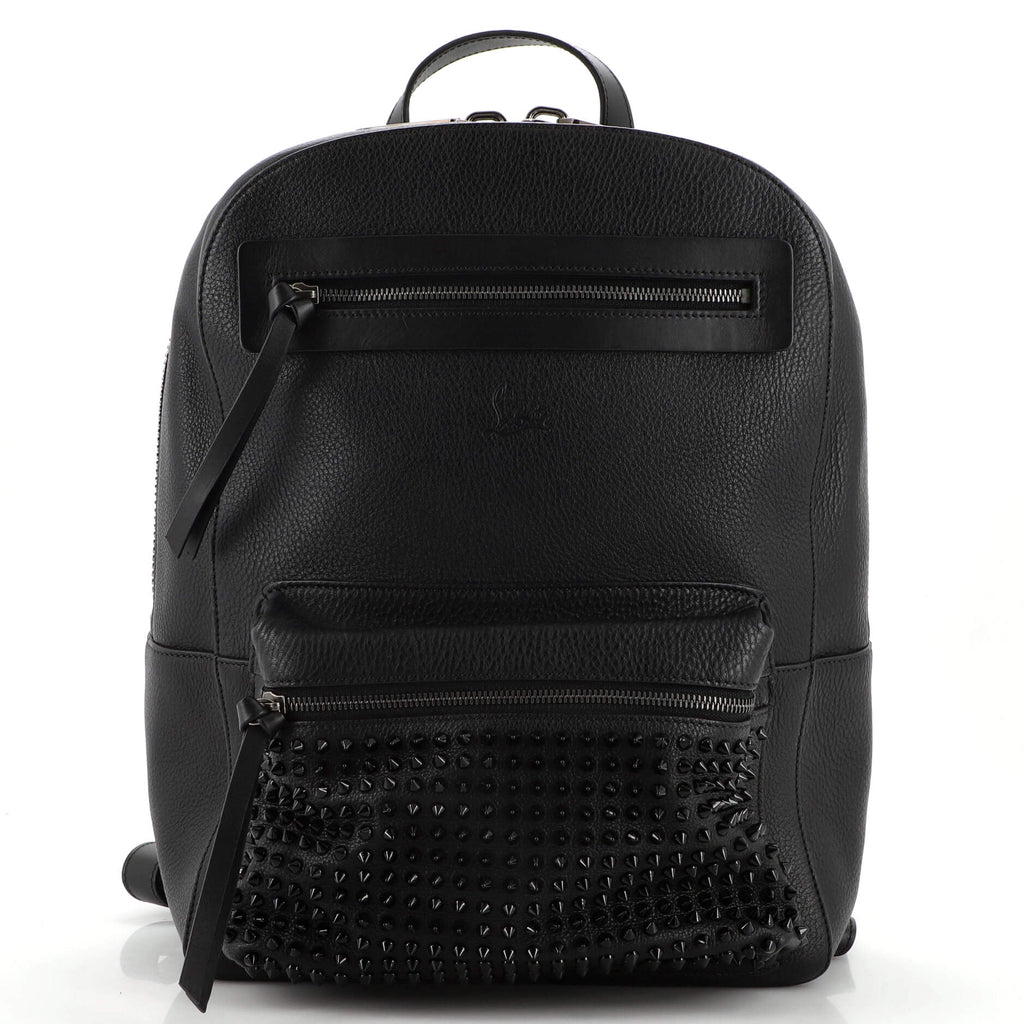 Christian Louboutin Aliosha Backpack. Christian Louboutin Leather Aliosha Backpack - Brown  main image 3