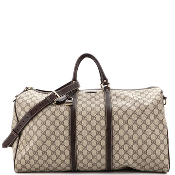 Gucci Carry On Convertible Duffle Bag GG Coated Canvas Medium