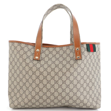 Gucci Web Loop Tote GG Coated Canvas Medium