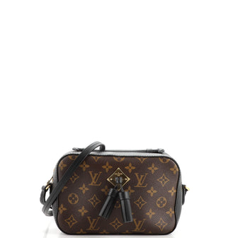 Louis Vuitton Saintonge Handbag Monogram Canvas with Leather