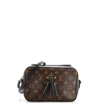 Louis Vuitton Saintonge Handbag Monogram Canvas with Leather