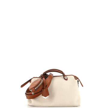 Fendi By The Way Satchel Canvas and Leather Small