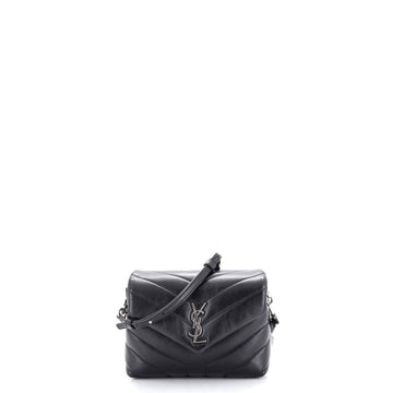 Saint Laurent Loulou Shoulder Bag Matelasse Chevron Leather Toy