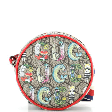 Gucci Children's Round Belt Bag Printed GG Coated Canvas