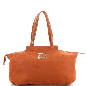 Fendi FF Chain Tote Nubuck