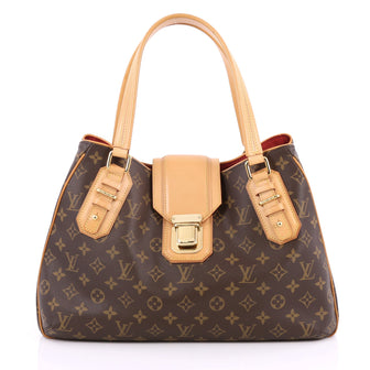 Louis Vuitton Griet Handbag Monogram Canvas Brown