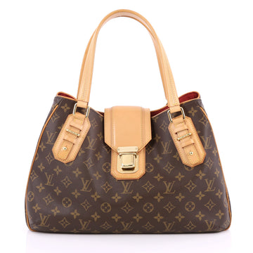 Louis Vuitton Griet Handbag Monogram Canvas Brown