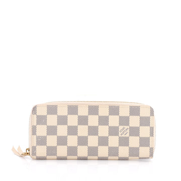 Louis Vuitton Clemence Wallet Damier White