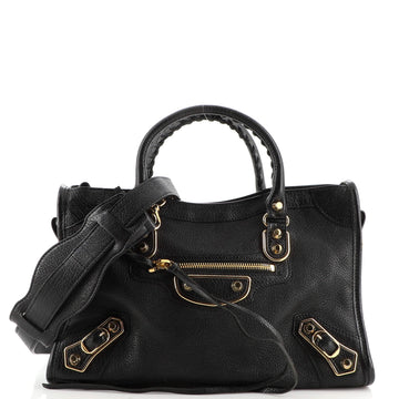 Balenciaga City Classic Metallic Edge Bag Leather Small