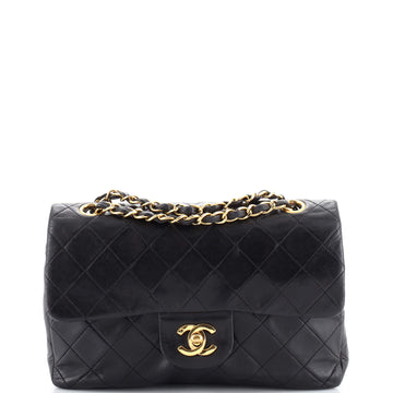 Chanel Vintage Classic Double Flap Bag Quilted Lambskin Small