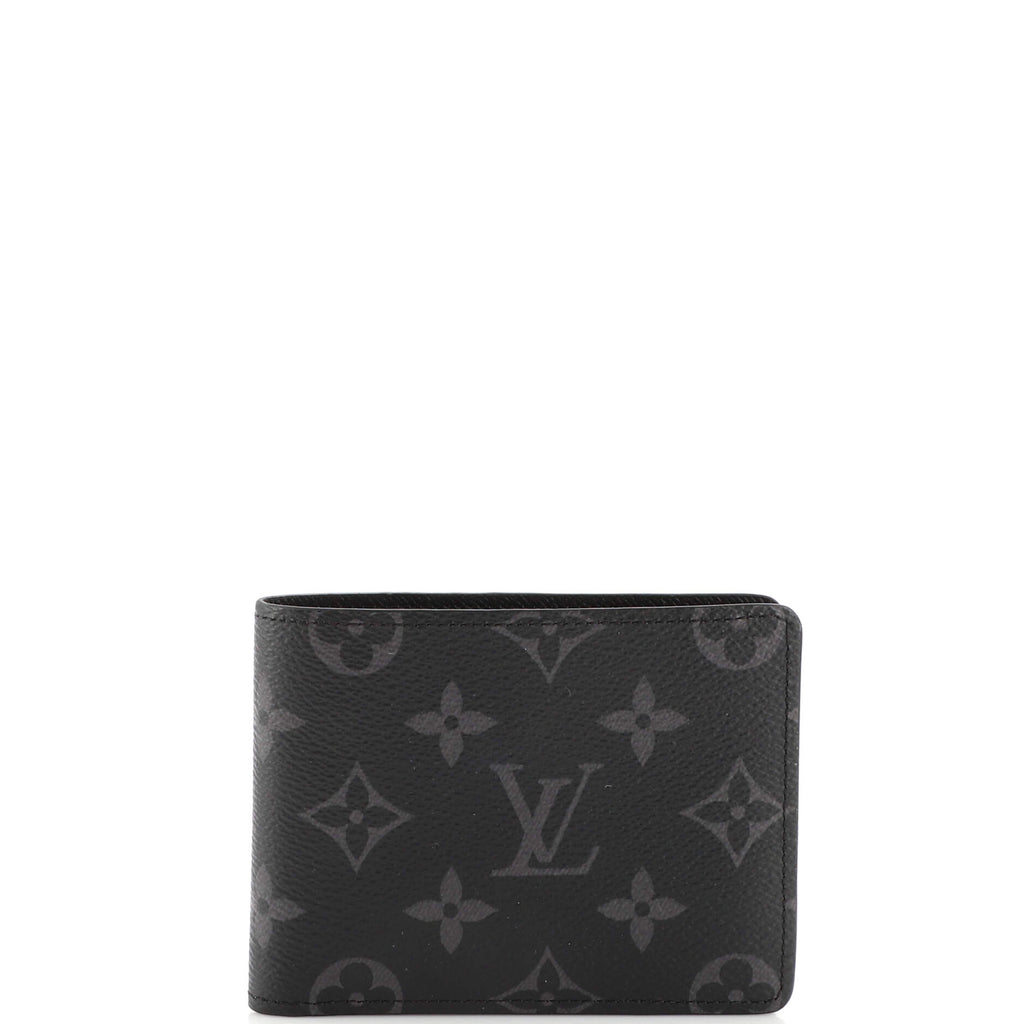 Louis Vuitton Slender Wallet Monogram Eclipse Canvas Black 2067191