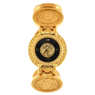Versace Medusa Coin Watch Plated Metal 30