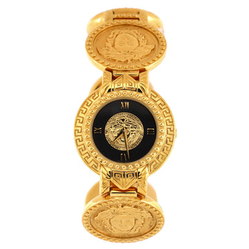 Versace Medusa Coin Watch Plated Metal 30