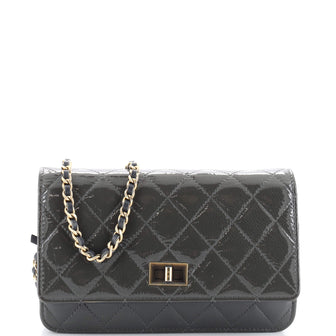 Chanel Reissue 2.55 Wallet on Chain Quilted Patent
