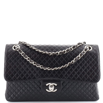 Chanel Vintage Classic Single Flap Bag Micro Quilted Calfskin Medium