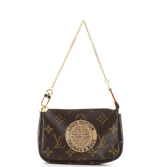 Louis Vuitton Pochette Accessoires Limited Edition Monogram Canvas Mini