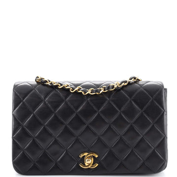 Chanel Vintage Full Flap Bag Quilted Lambskin Medium