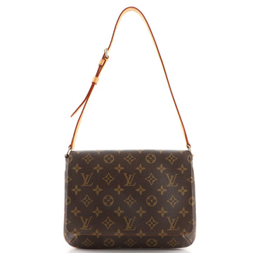 Louis Vuitton Musette Tango Handbag Monogram Canvas