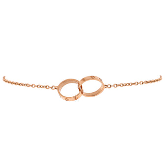 Cartier Love Interlocking Bracelet 18K Rose Gold