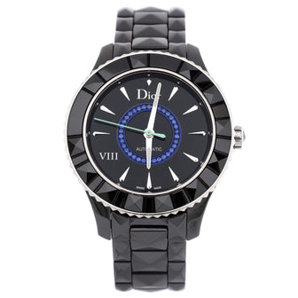 Christian Dior VIII Christal Automatic Watch Ceramic and Stainless Steel with Sapphires 38