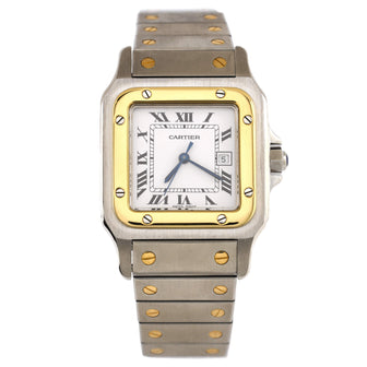 Cartier Santos de Cartier Galbee Automatic Watch Stainless Steel and Yellow Gold 29