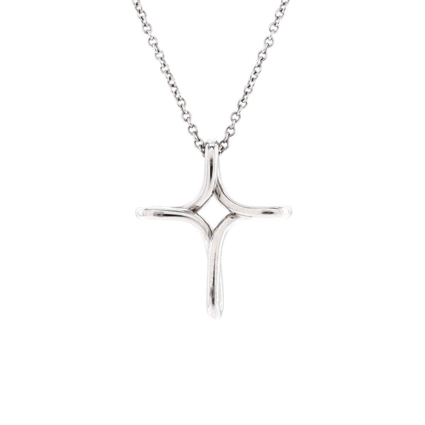 Anch Cross|2.2cttw D Color Moissanite Cross Pendant Necklace 925 Sterling  Silver