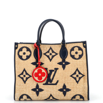 Louis Vuitton OnTheGo Tote Monogram Giant Raffia MM